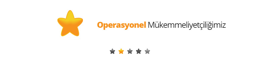 Operasyonel Mükemmeliyetçiliğimiz