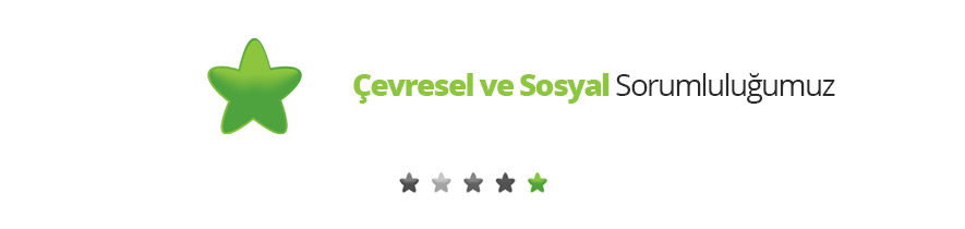 Çevresel ve Sosyal Sorumluluğumuz